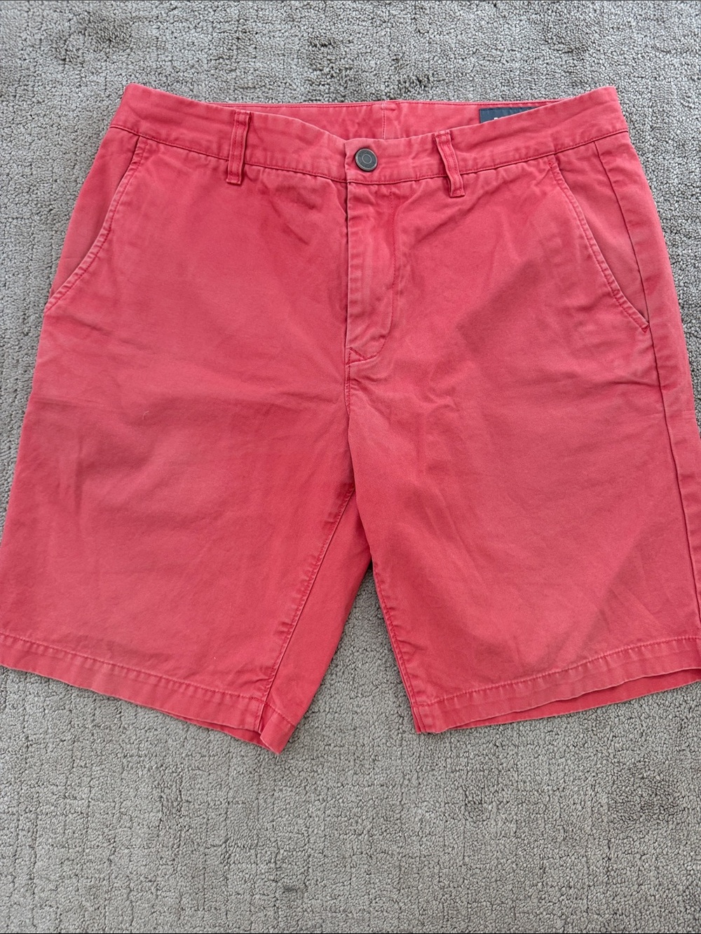 Bonobos Coral Red Flat Front Men's Shorts